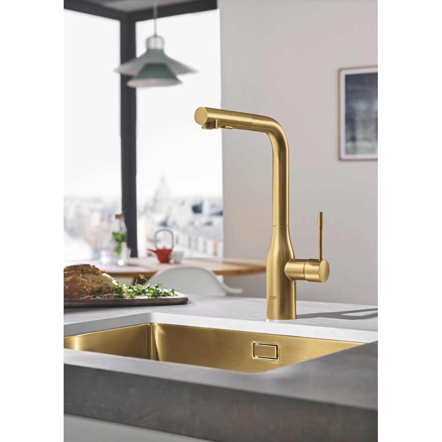 GROHE 30270GN0 - Dřezová baterie ESSENCE zlatá
