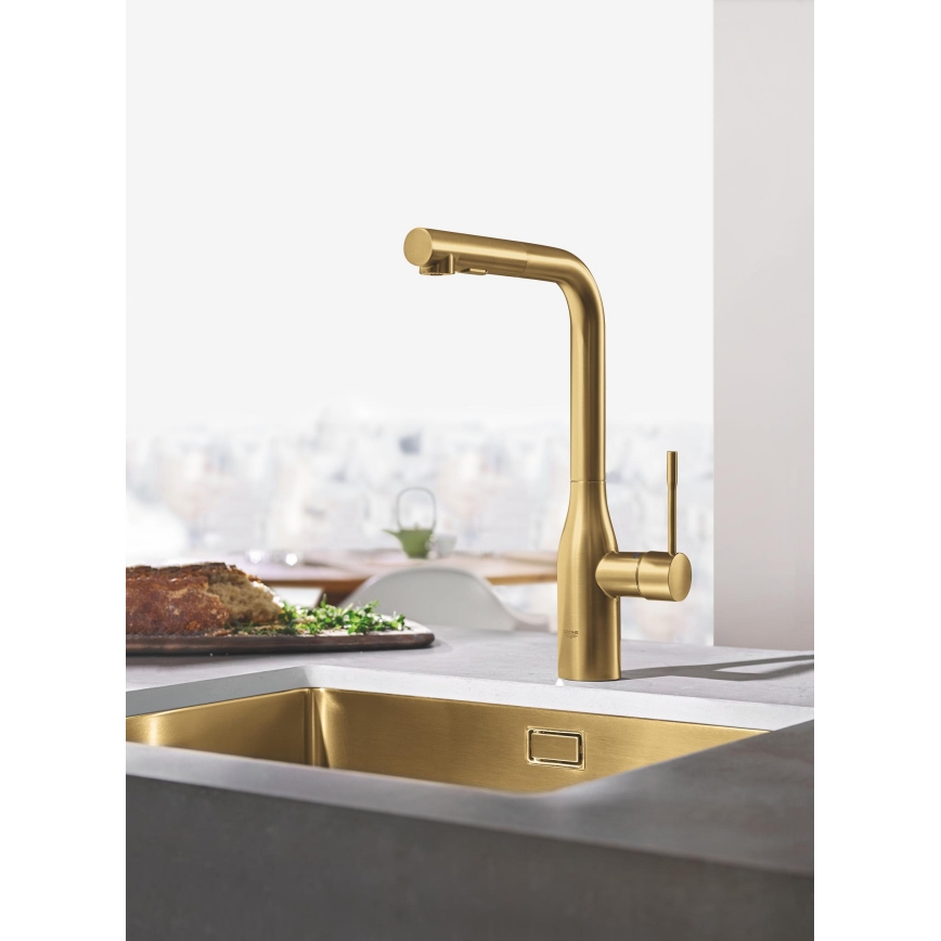 GROHE 30270GN0 - Dřezová baterie ESSENCE zlatá