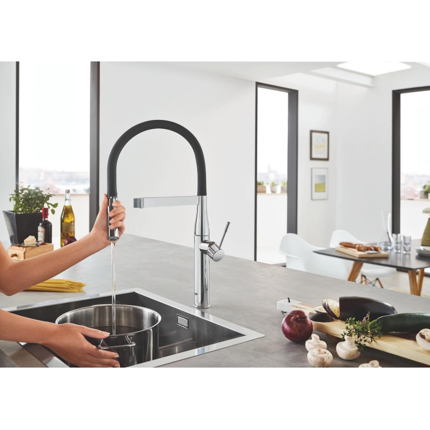 GROHE 30294000 - Dřezová baterie ESSENCE 530 mm lesklý chrom