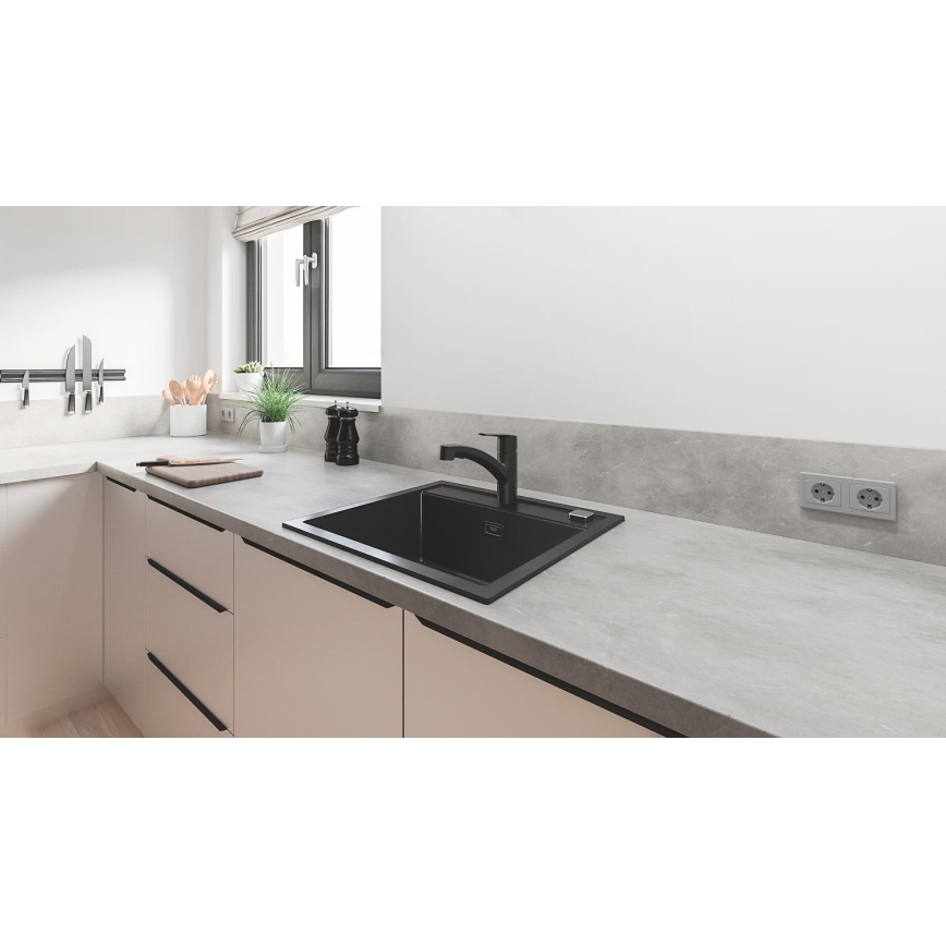 GROHE 303072431 - Dřezová baterie START 185 × 227 mm černá