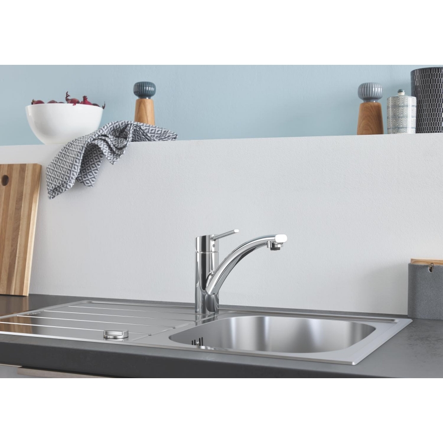 GROHE 30358000 - Dřezová baterie SWIFT 227 mm lesklý chrom