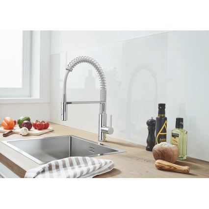 GROHE 30361000 - Dřezová baterie GET 455 mm lesklý chrom