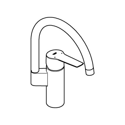 GROHE 304692430 - Dřezová baterie START 339 mm černá