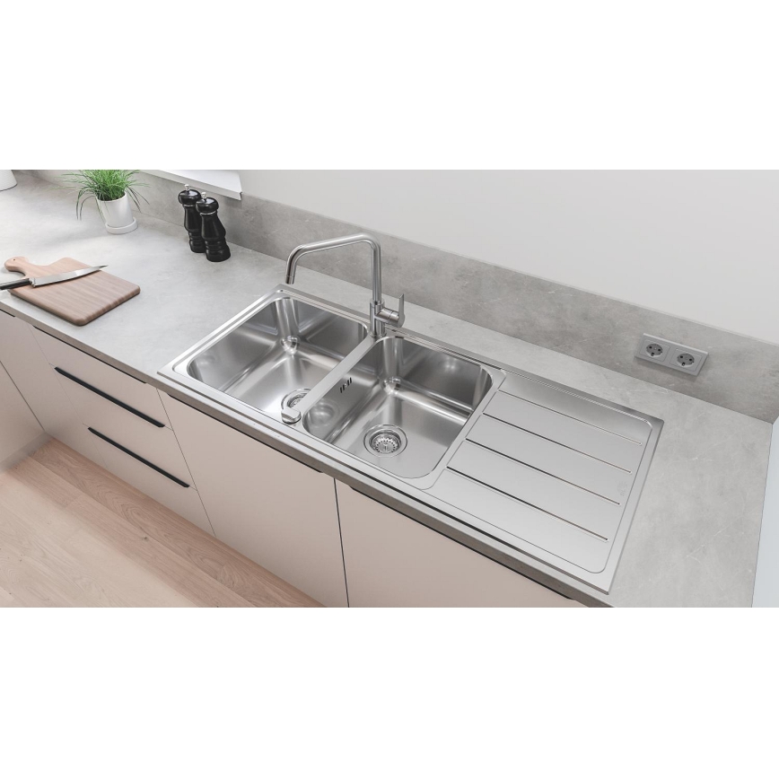 GROHE 30470DC0 - Dřezová baterie START 310 mm nerez