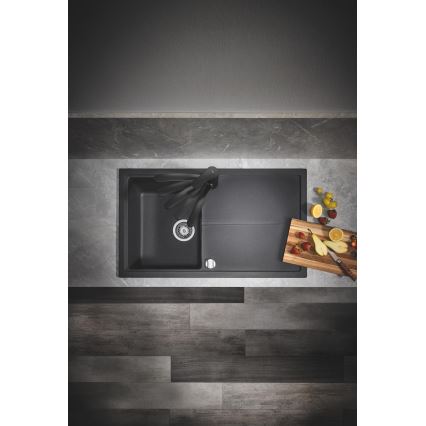 GROHE 305302432 - Dřezová baterie START 184 mm černá