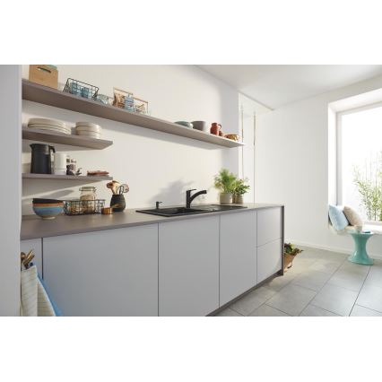 GROHE 305312431 - Dřezová baterie START černá