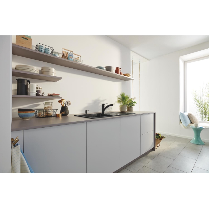 GROHE 305312431 - Dřezová baterie START černá