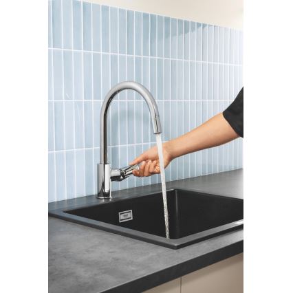 GROHE 30551000 - Dřezová baterie START EDGE 357 mm lesklý chrom