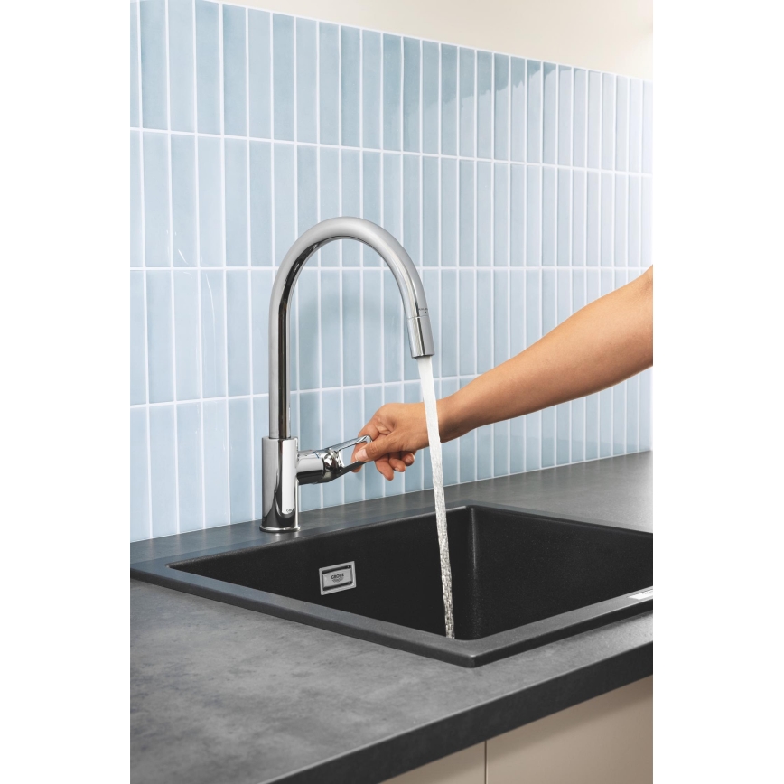 GROHE 30556000 - Dřezová baterie START LOOP 357 mm lesklý chrom