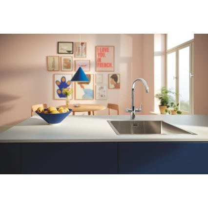 GROHE 30592000 - Dřezová baterie BLUE PURE StartCurve 411 mm lesklý chrom
