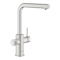 GROHE 30601DC0 - Dřezová baterie BLUE PURE s výsuvnou koncovkou nerez