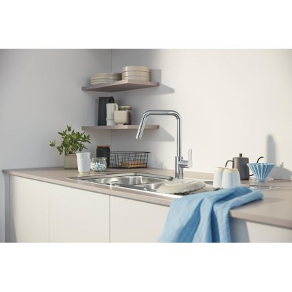 GROHE 30631000 - Dřezová baterie QUICKFIX START 362 mm lesklý chrom