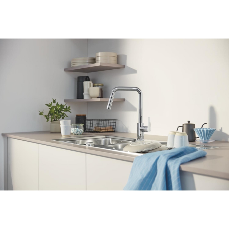GROHE 30631000 - Dřezová baterie QUICKFIX START 362 mm lesklý chrom