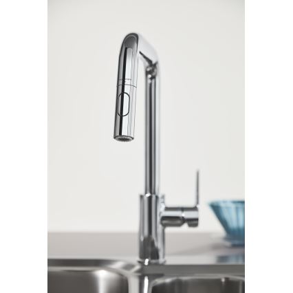GROHE 30631000 - Dřezová baterie QUICKFIX START 362 mm lesklý chrom