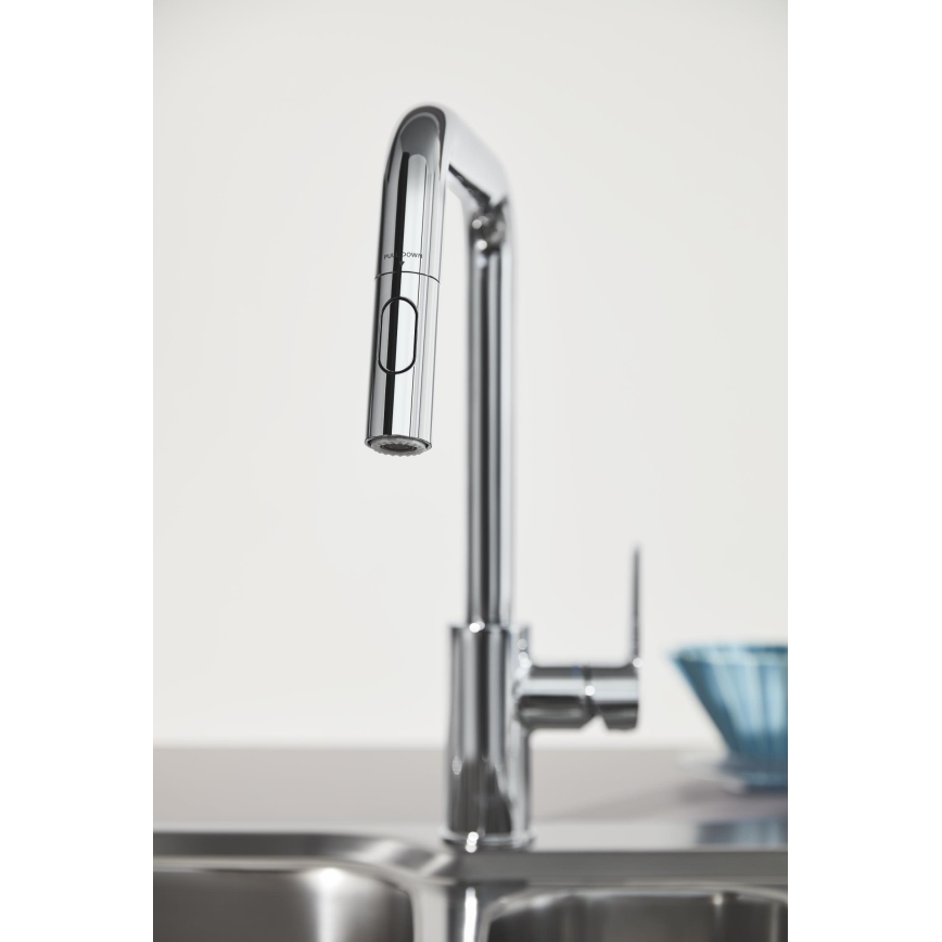 GROHE 30631000 - Dřezová baterie QUICKFIX START 362 mm lesklý chrom