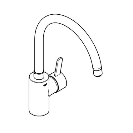 GROHE 31180000 - Dřezová baterie EUROSMART COSMOPOLITAN lesklý chrom