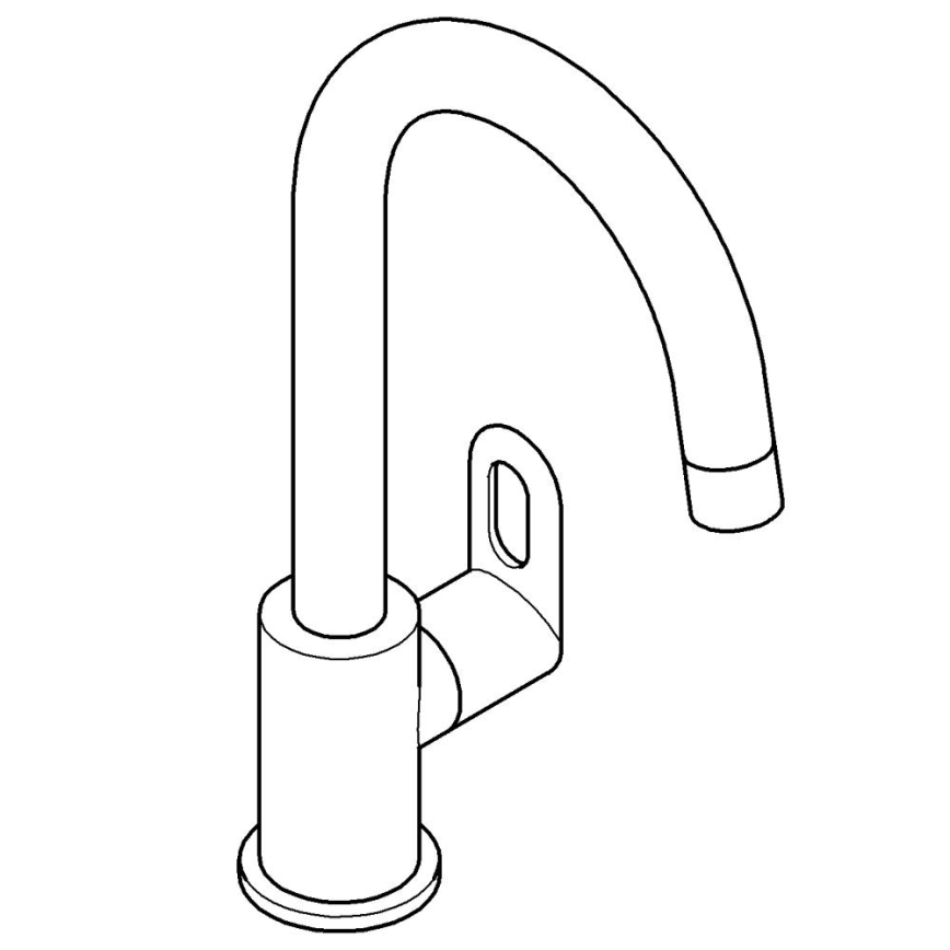 GROHE 31222000 - Dřezová baterie BAULOOP lesklý chrom