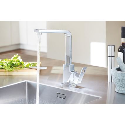 GROHE 31255000 - Dřezová baterie EUROCUBE lesklý chrom