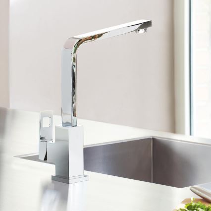 GROHE 31255000 - Dřezová baterie EUROCUBE lesklý chrom