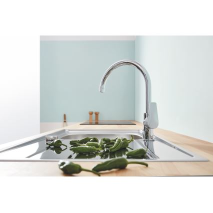GROHE 31367001 - Dřezová baterie BAUEDGE 332 mm lesklý chrom