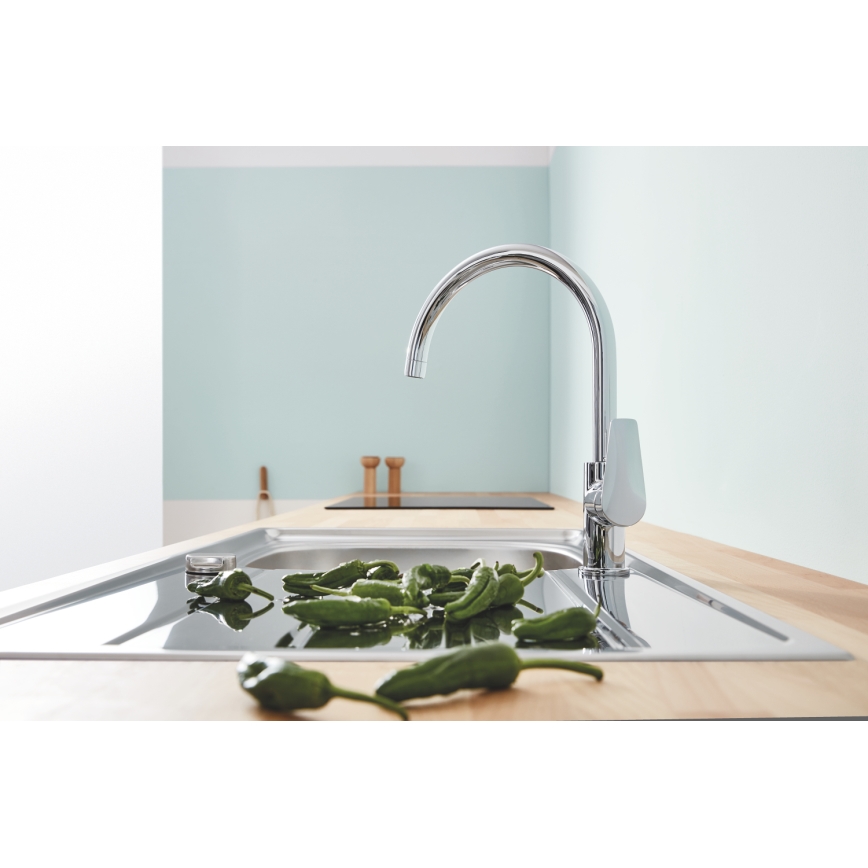 GROHE 31367001 - Dřezová baterie BAUEDGE 332 mm lesklý chrom