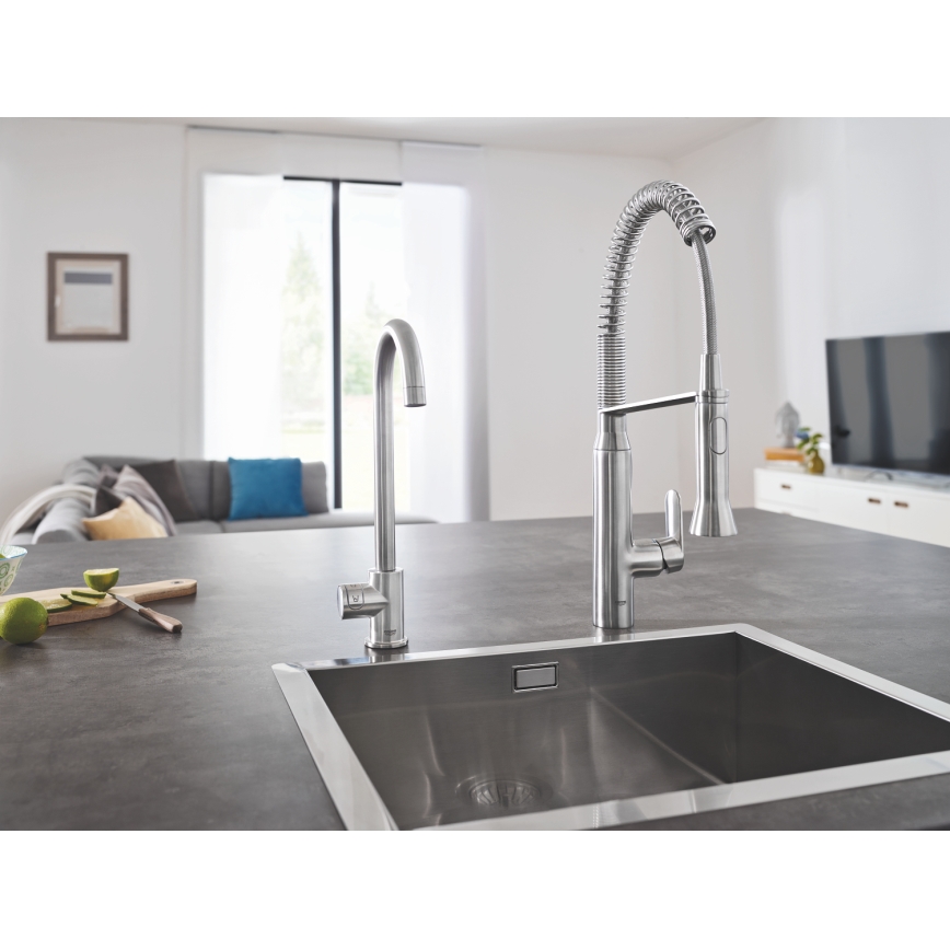 GROHE 31379DC0 - Dřezová baterie K7 nerez