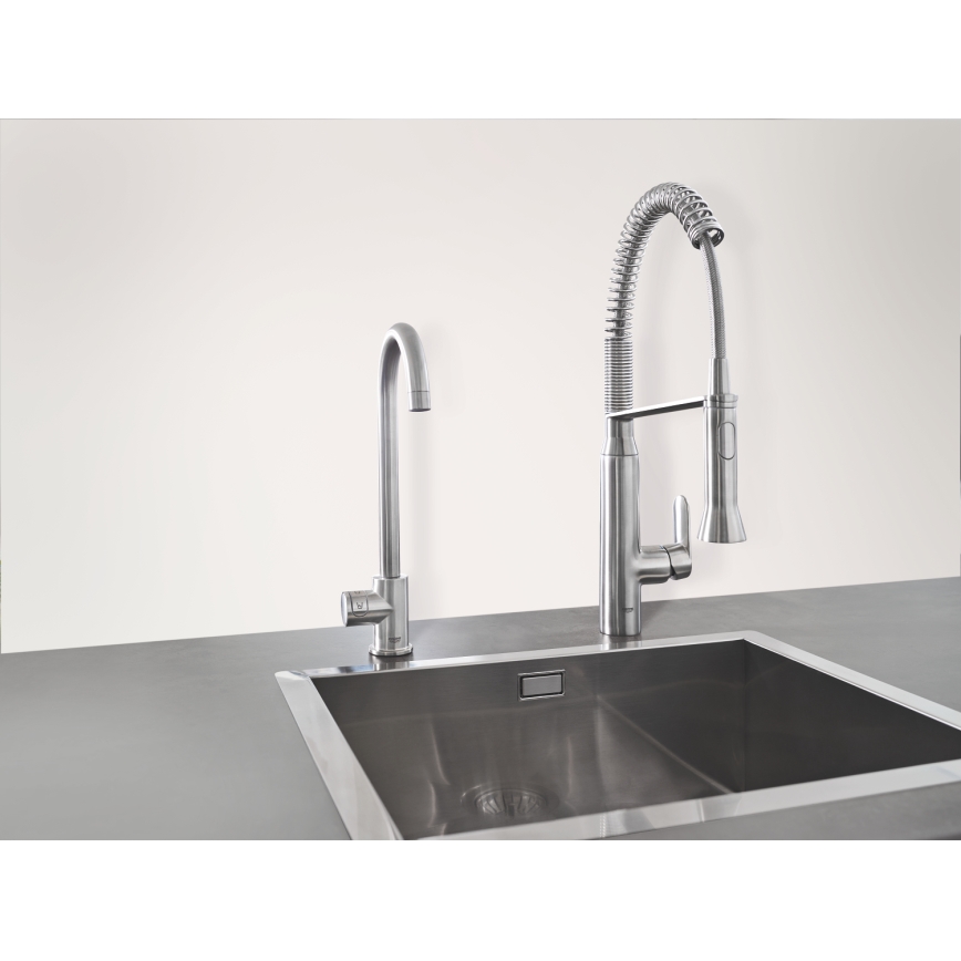 GROHE 31379DC0 - Dřezová baterie K7 nerez