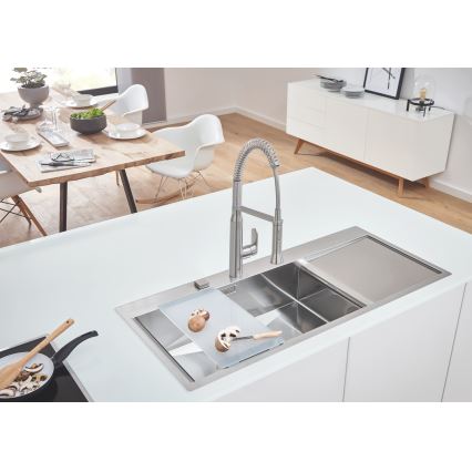 GROHE 31379DC0 - Dřezová baterie K7 nerez
