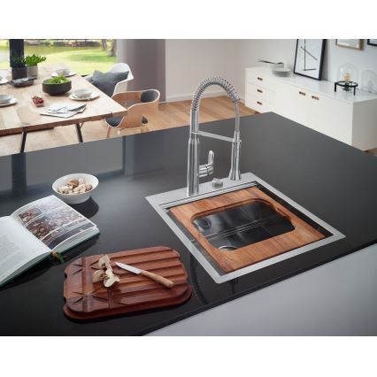 GROHE 31379DC0 - Dřezová baterie K7 nerez