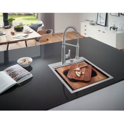 GROHE 31379DC0 - Dřezová baterie K7 nerez