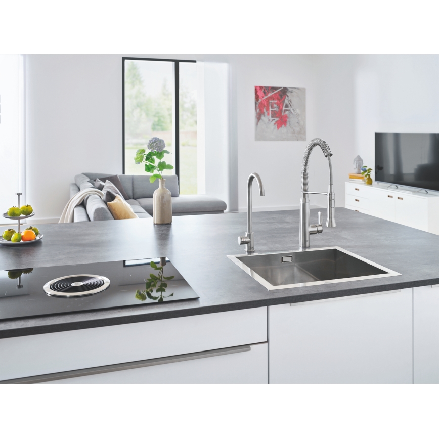 GROHE 31379DC0 - Dřezová baterie K7 nerez
