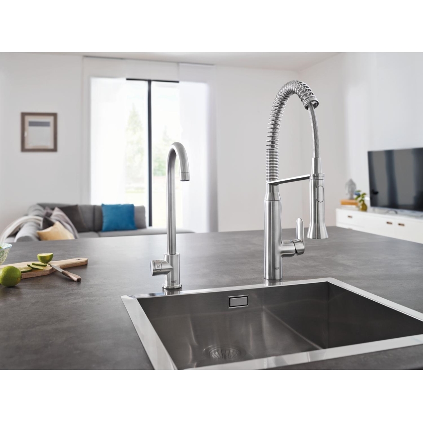 GROHE 31379DC0 - Dřezová baterie K7 nerez