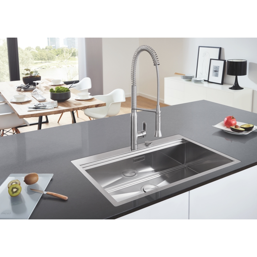 GROHE 31379DC0 - Dřezová baterie K7 nerez