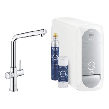 GROHE 31454001 - Dřezová baterie BLUE HOME L-výpusť lesklý chrom