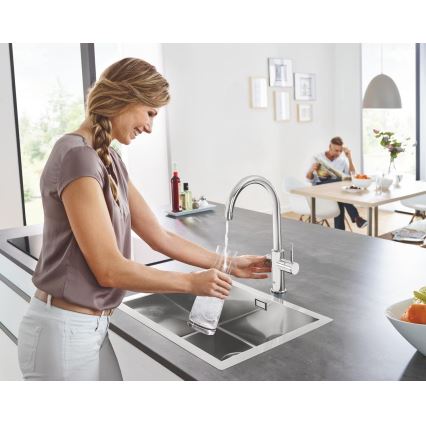 GROHE 31455001 - Dřezová baterie BLUE HOME lesklý chrom