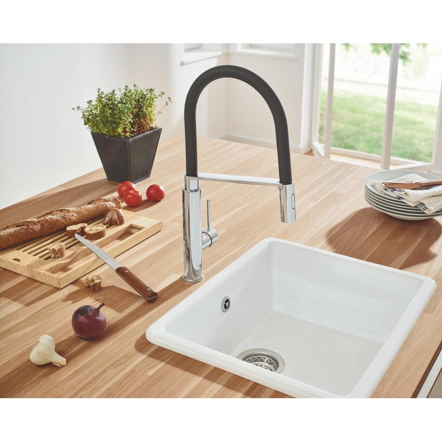 GROHE 31491000 - Dřezová baterie CONCETTO s profesionální sprchou lesklý chrom