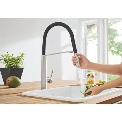 GROHE 31491DC0 - Dřezová baterie CONCETTO DN 15 nerez