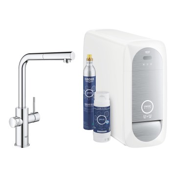 GROHE 31539000 - Dřezová baterie BLUE HOME L-výpusť lesklý chrom