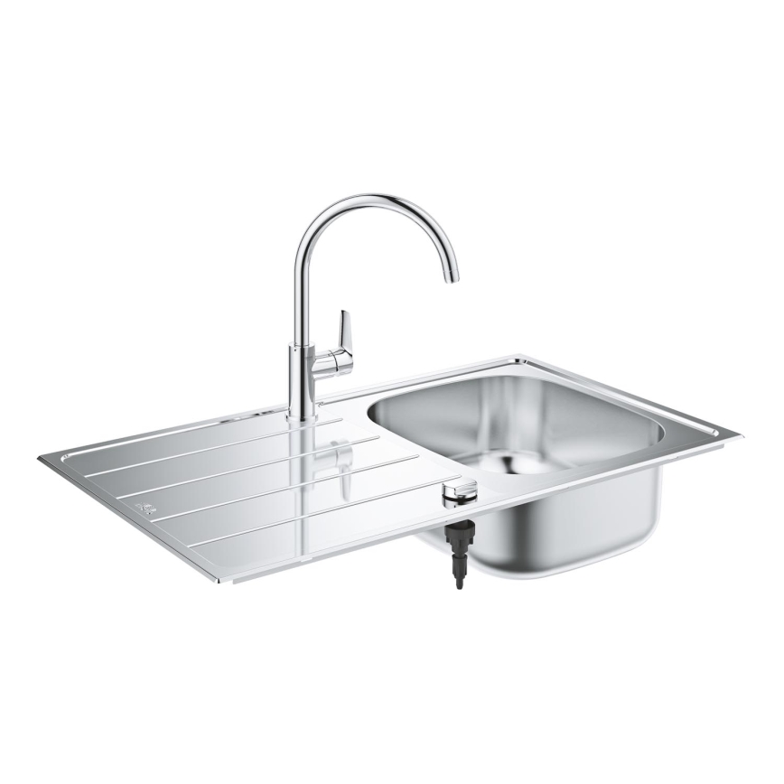 GROHE 31562SD1 - Sada kuchyňského dřezu a baterie BAU 860 x 500 mm nerez