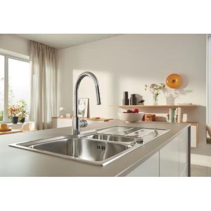 GROHE 31572SD1 - Dřez K500 1000 × 500 mm nerez