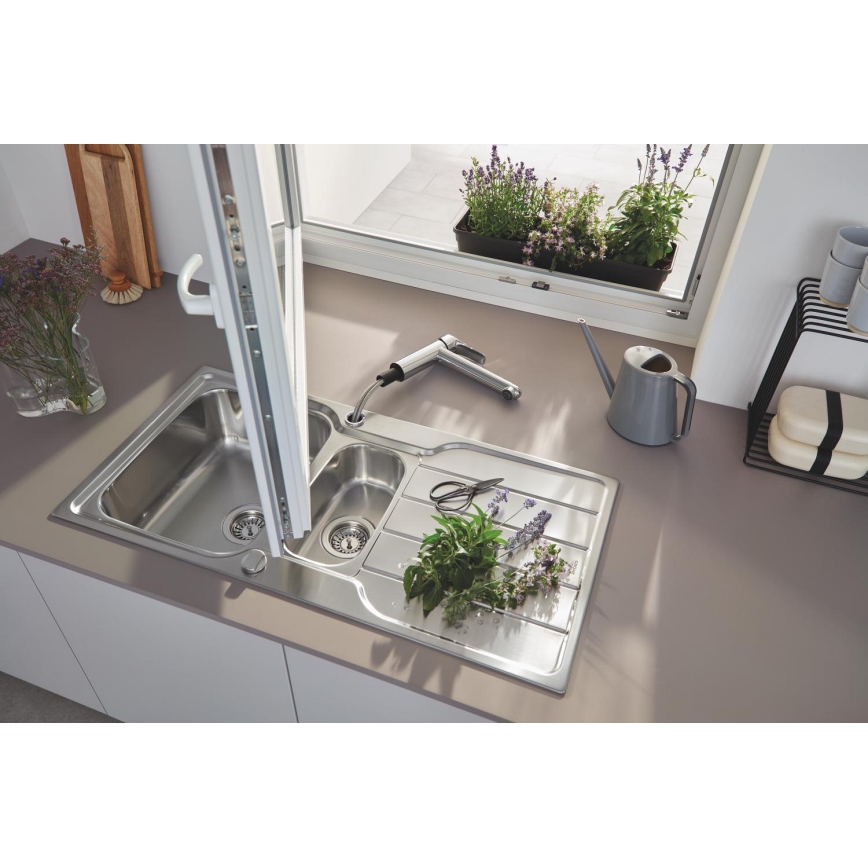 GROHE 31572SD1 - Dřez K500 1000 × 500 mm nerez