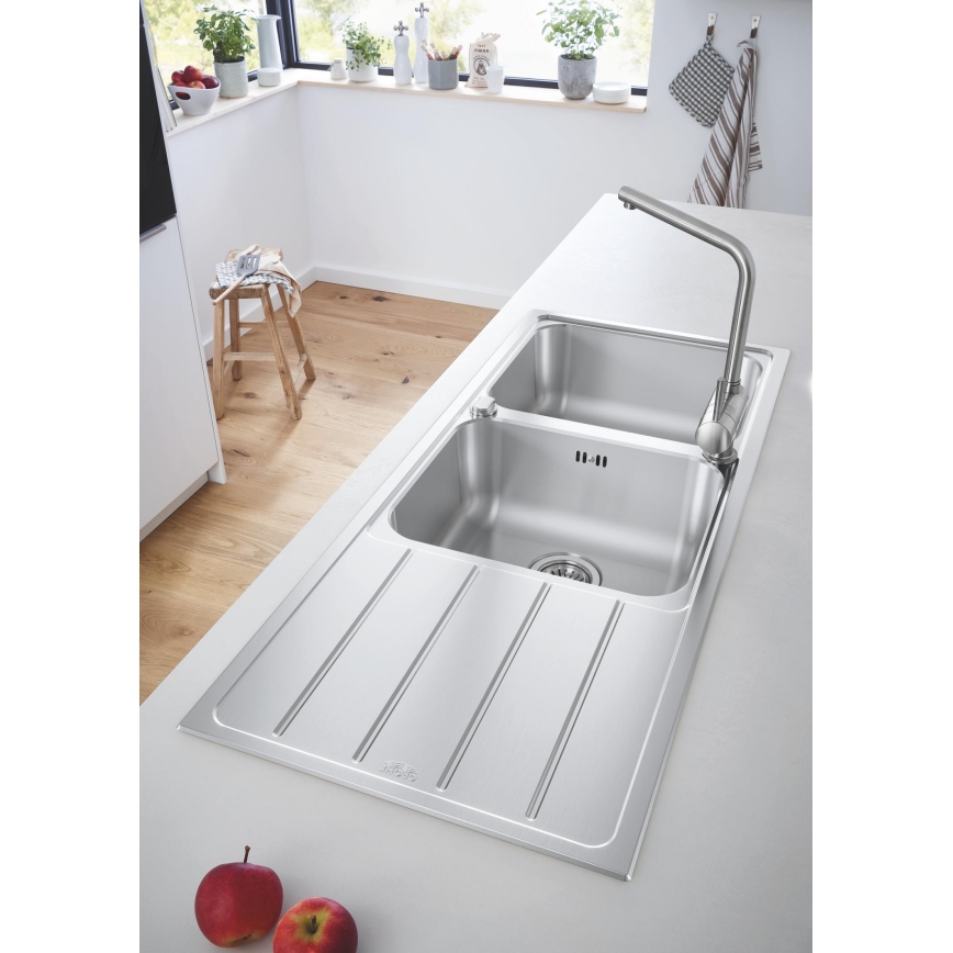 GROHE 31588SD1 - Dřez K500 1160 × 500 mm nerez