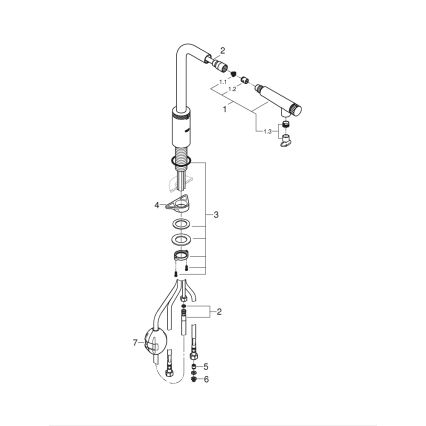 GROHE 31613000 - Dřezová baterie A SmartControl 314 mm lesklý chrom