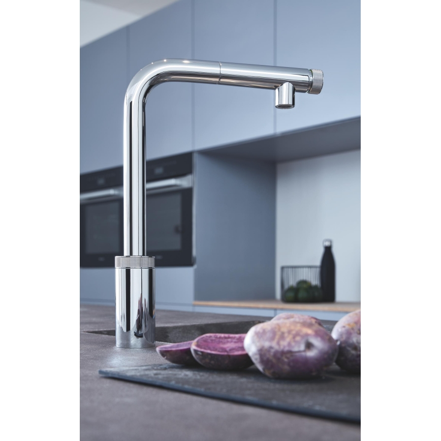 GROHE 31613000 - Dřezová baterie A SmartControl 314 mm lesklý chrom