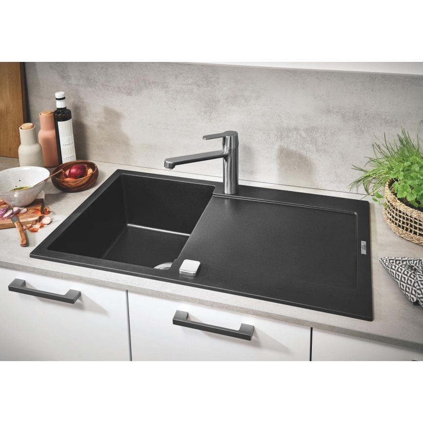 GROHE 31644AP0 - Kompozitní dřez K500 860 × 500 mm černá