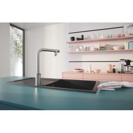 GROHE 31645AP0 - Kompozitní dřez K500 1000 × 500 mm černá