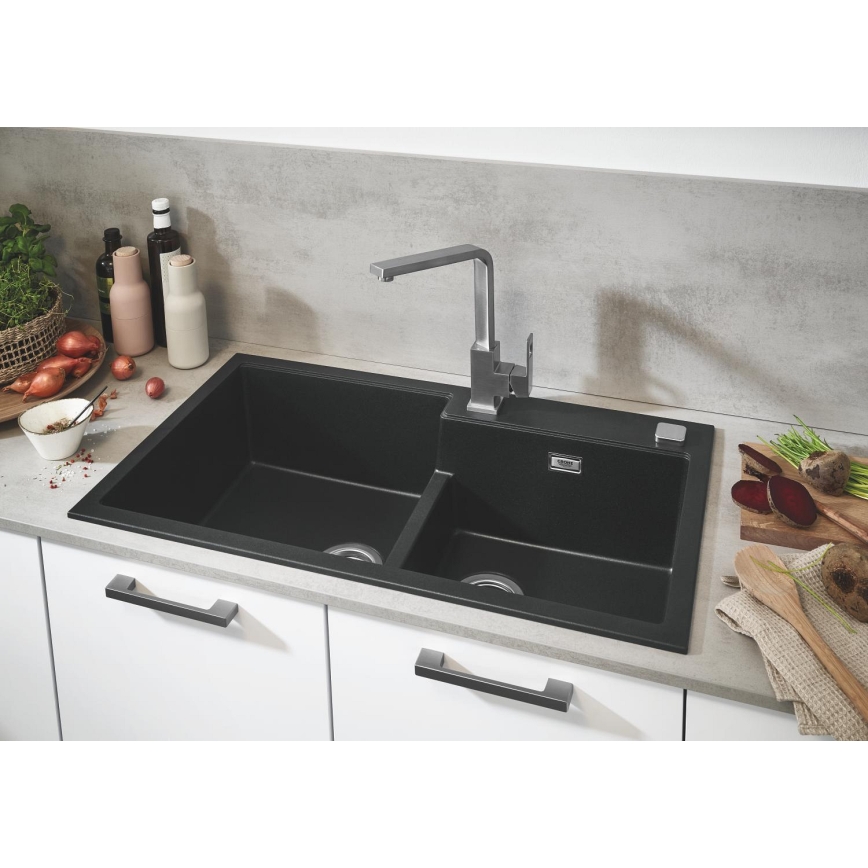 GROHE 31649AP0 - Dřez K500 860 × 500 mm granit/černá