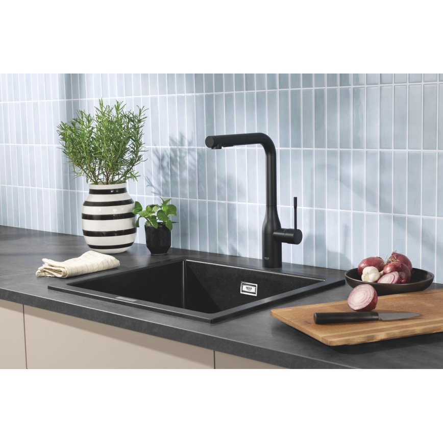 GROHE 31651AP0 - Kompozitní dřez K700 560 × 510 mm černá