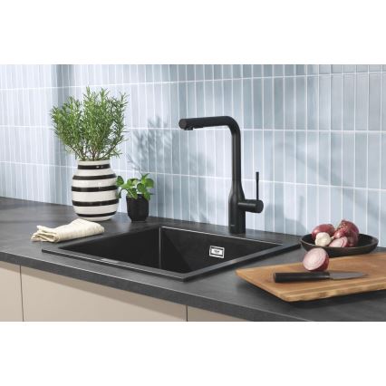 GROHE 31651AP0 - Kuchyňský dřez K700 560 × 510 mm granit/černá