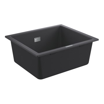 GROHE 31654AP0 - Dřez K700U 533 × 457 mm černý granit/černá
